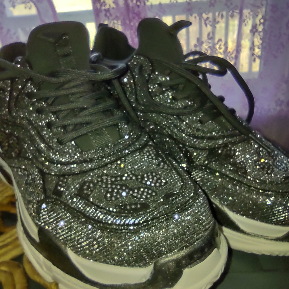 JESSICA Simpson  Speedey 2 Metallic retro chunky Sneakers - Picture 14 of 16